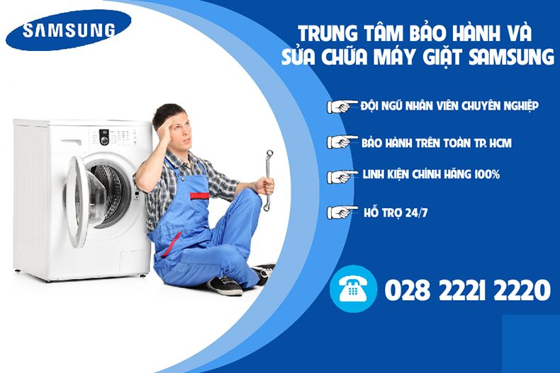 Sửa máy giặt Samsung chính hãng cùng Trung tâm bảo hành Samsung