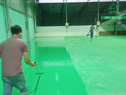 Gợi ý địa chỉ thi công sơn sân cầu lông trọn gói chất lượng, giá rẻ
