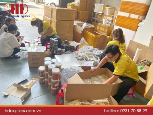 gửi hàng đi Mỹ tại HĐ Express