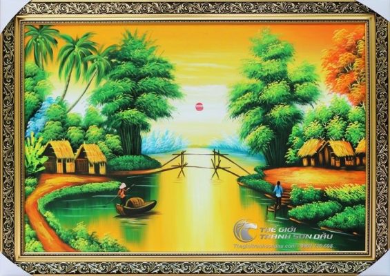 Tuyển tập 10 mẫu tranh phong cảnh sơn dầu đẹp nhất