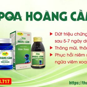PQA Hoàng Cầm có tốt không? Mua ở đâu, giá bao nhiêu?