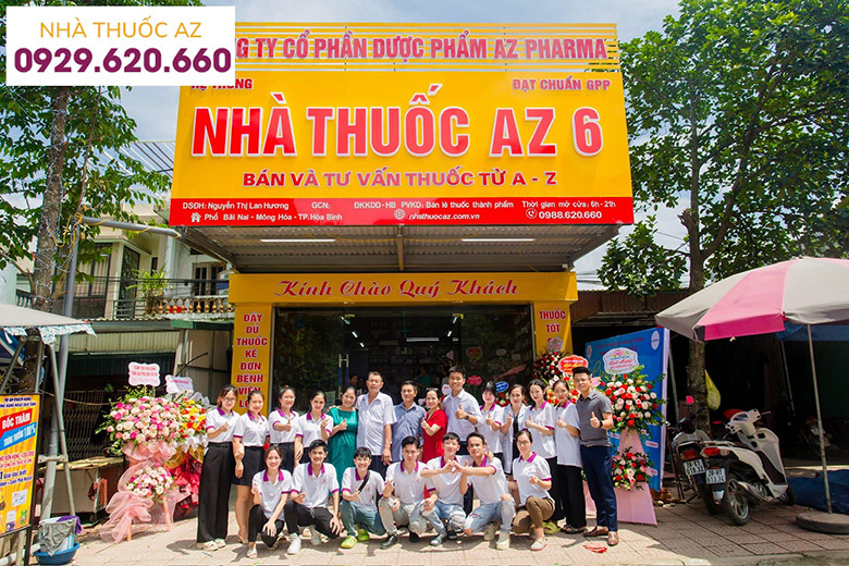 Nhà thuốc AZ chuyên nghiệp, đáp ứng nhu cầu thuốc mọi người dân