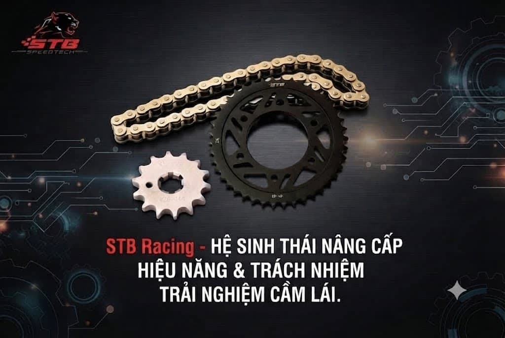 Nhông Sên Dĩa STB Racing: Khi Hiệu Năng Gặp Độ Bền Chuẩn Quốc Tế