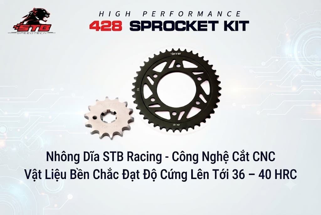 Nhông Sên Dĩa STB Racing: Khi Hiệu Năng Gặp Độ Bền Chuẩn Quốc Tế