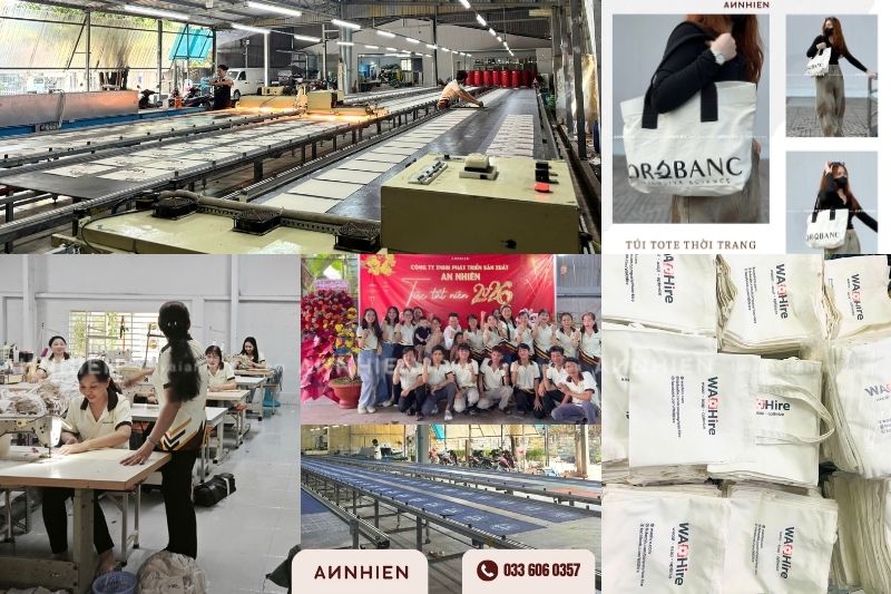 Tiêu chí chọn xưởng sản xuất túi vải canvas uy tín, chất lượng