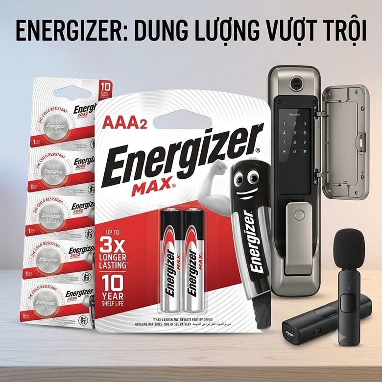 Giải Pháp Năng Lượng An Toàn Tại Pin Bảo Hùng: Pin Panasonic Và Pin Energizer